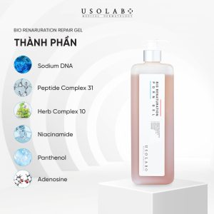 Gel Tế Bào Gốc Chống Lão Hóa USOLAB 1000ml Bio Renaturation Repair Gel Điện Di Lạnh Cho Spa