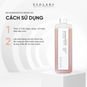Gel Tế Bào Gốc Chống Lão Hóa USOLAB 1000ml Bio Renaturation Repair Gel Điện Di Lạnh Cho Spa