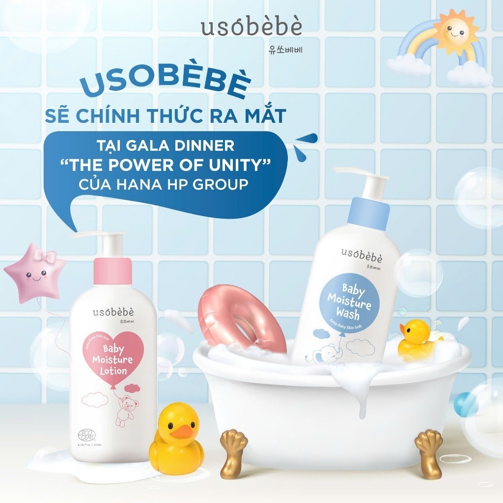 Sữa tắm và lotion cho bé USOBEBE