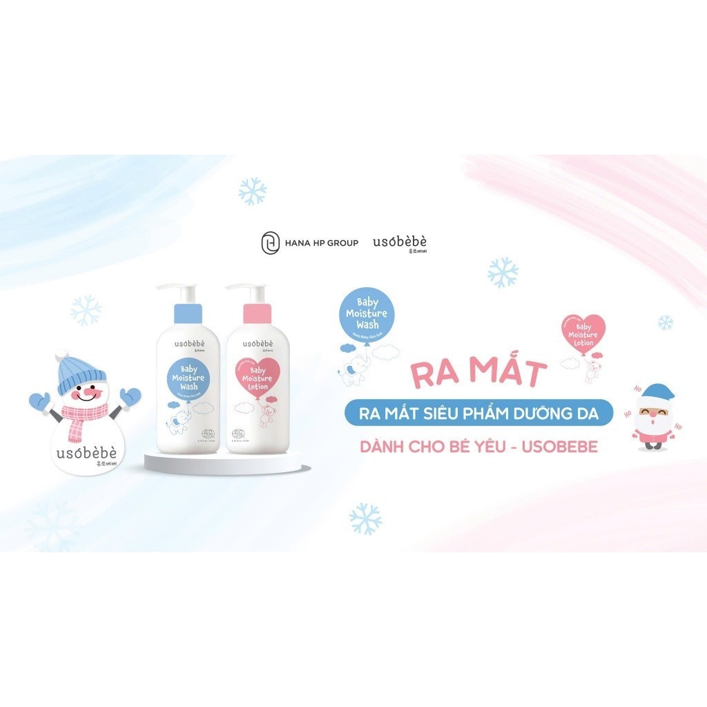Sữa tắm và lotion cho bé USOBEBE